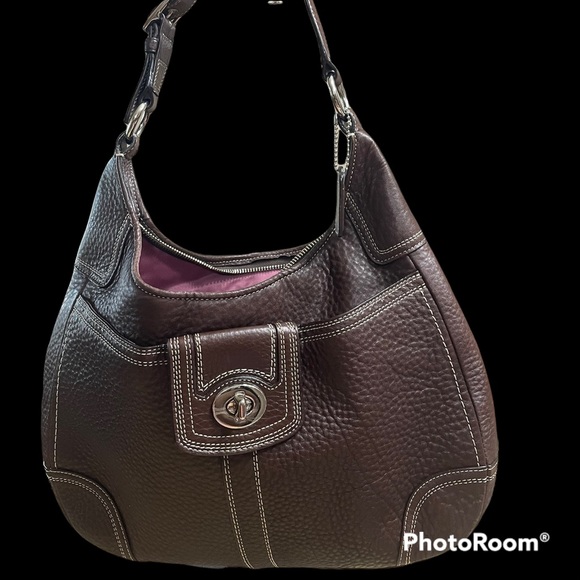 Authentic Coach Turn Lock Hobo - Picture 2 of 7